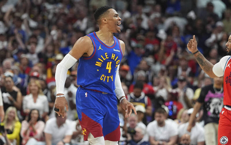 魏斯布魯克。（美聯社）