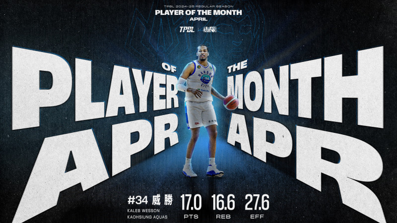 威勝。（TPBL提供）