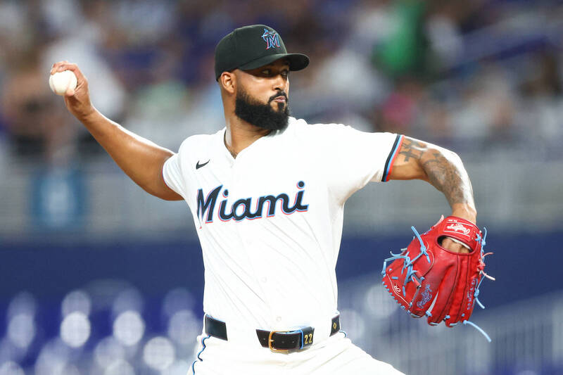 馬林魚王牌阿爾坎塔拉。（法新社）