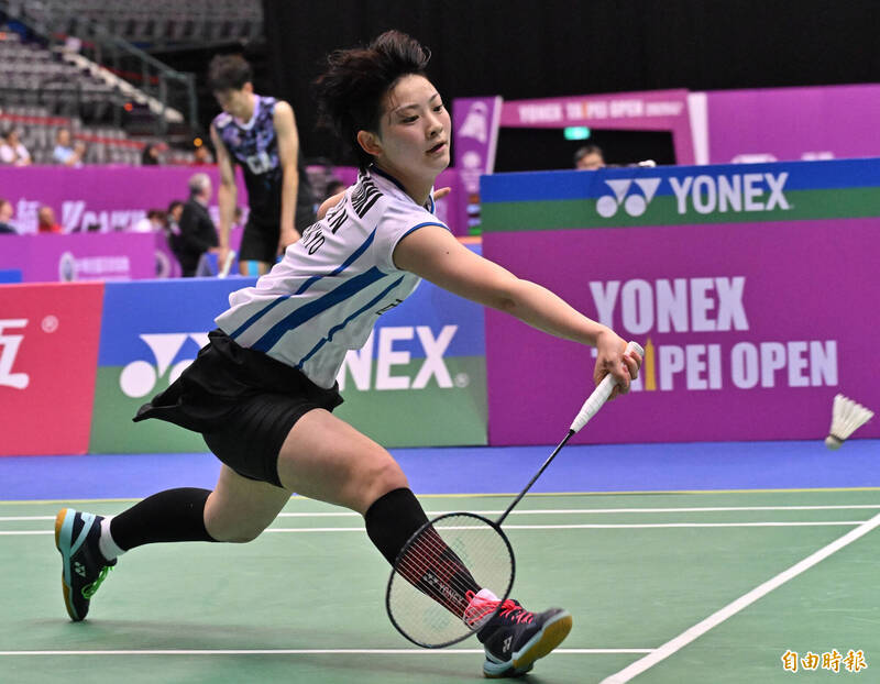 宮崎友花。（記者劉信德攝）