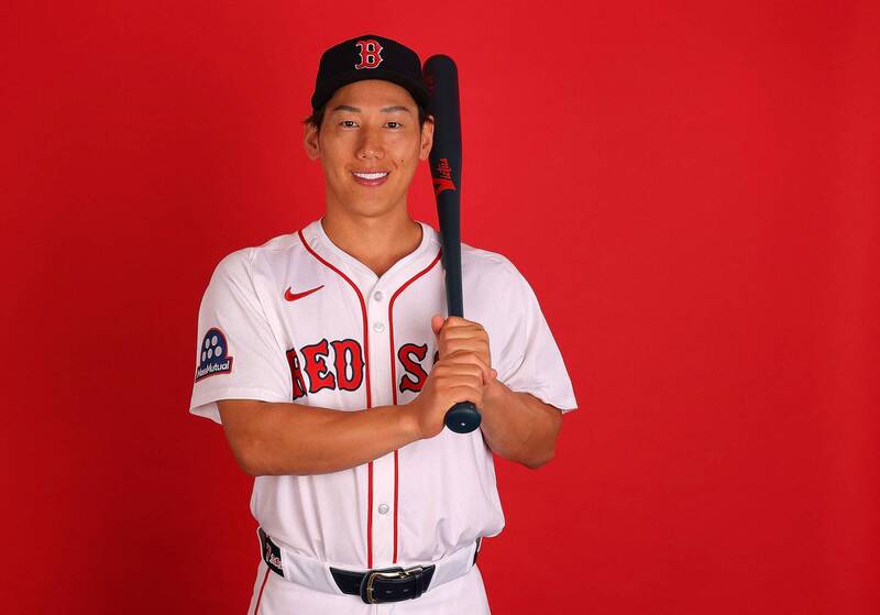 吉田正尚。（資料照，法新社）