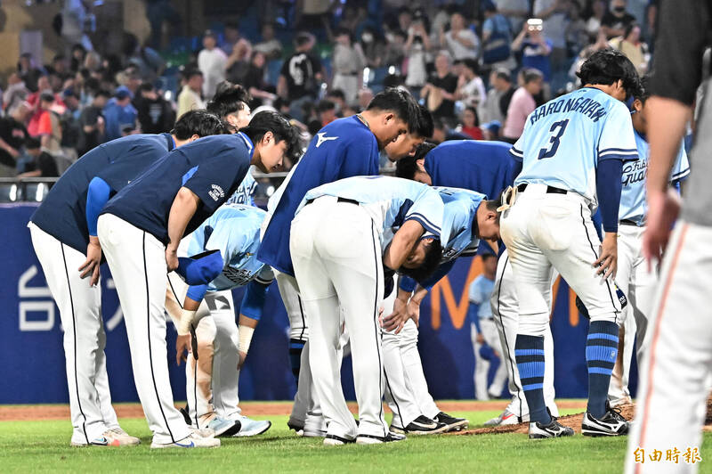 富邦悍將。（資料照，記者陳志曲攝）