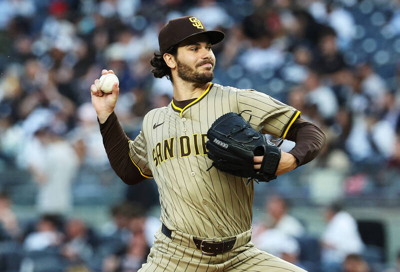 教士王牌投手席斯。（法新社）