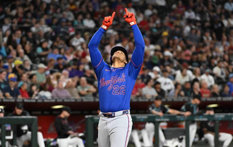 大都會強打索托。（法新社）