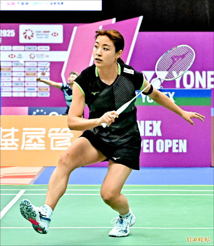 奧原希望。（記者陳志曲攝）