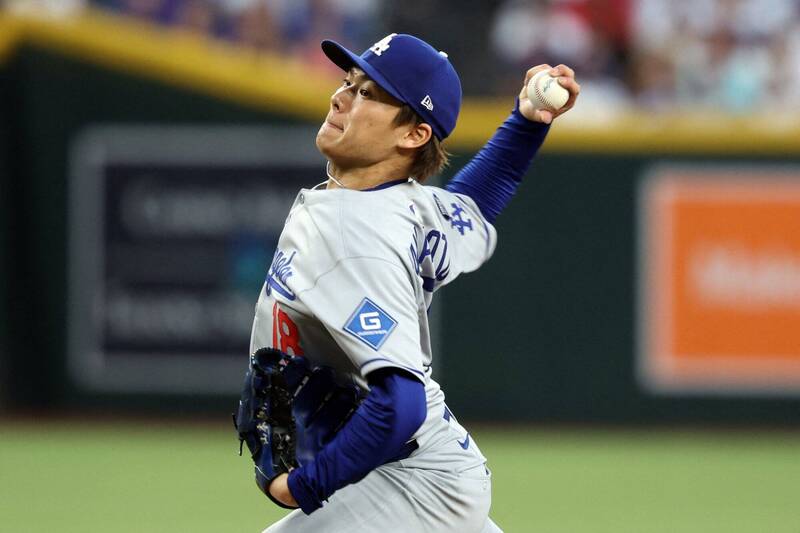 山本由伸。（法新社）