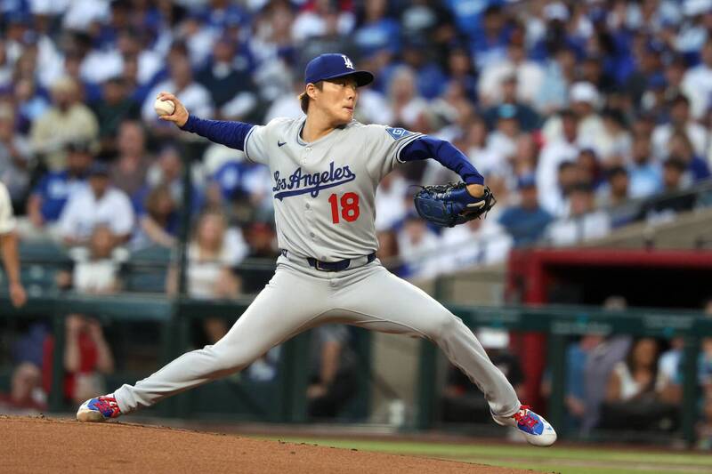 山本由伸。（法新社）