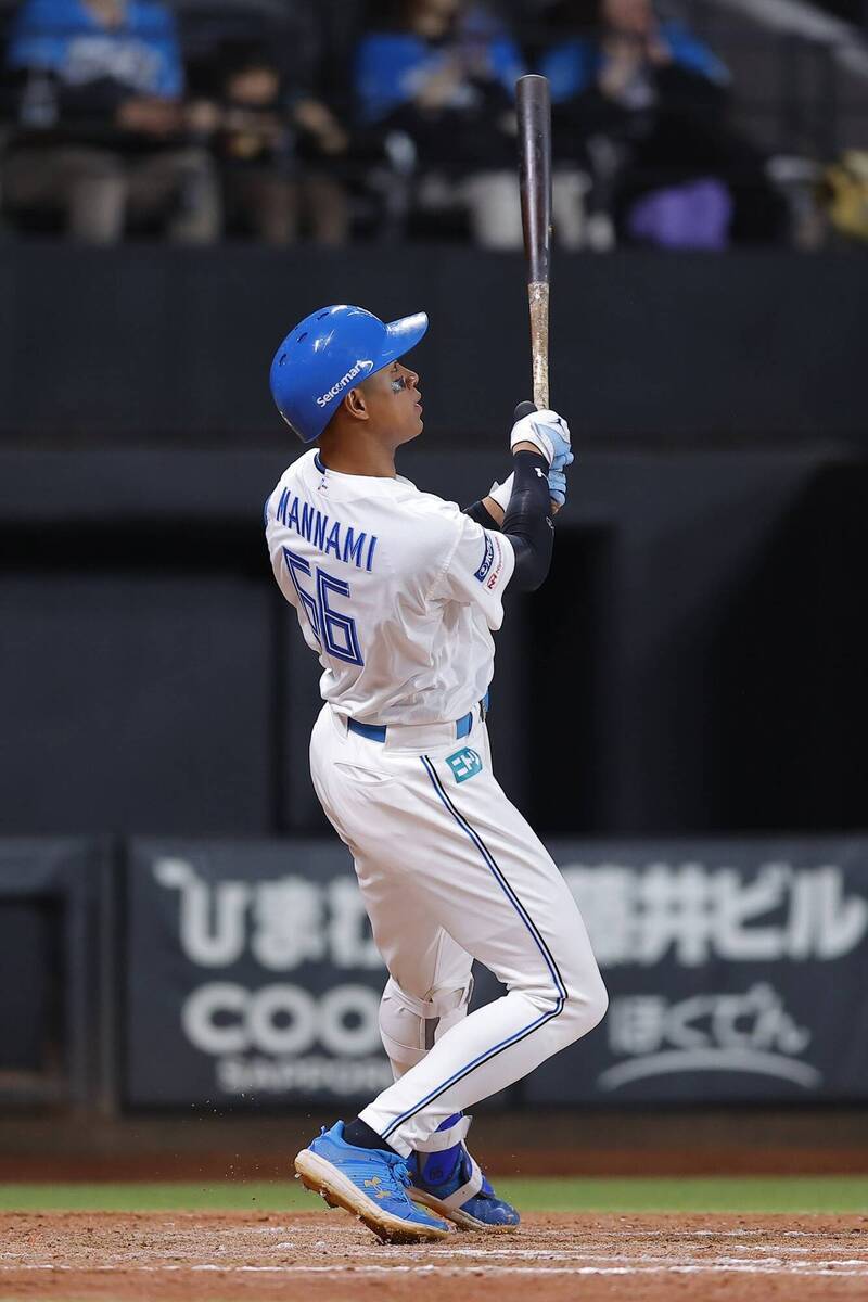 萬波中正。（圖片取自日本火腿官方社群媒體X）