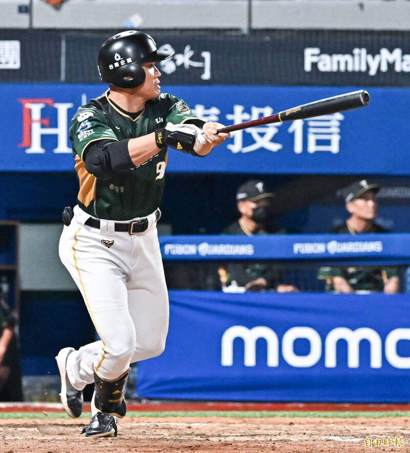 王柏融。（記者陳志曲攝）