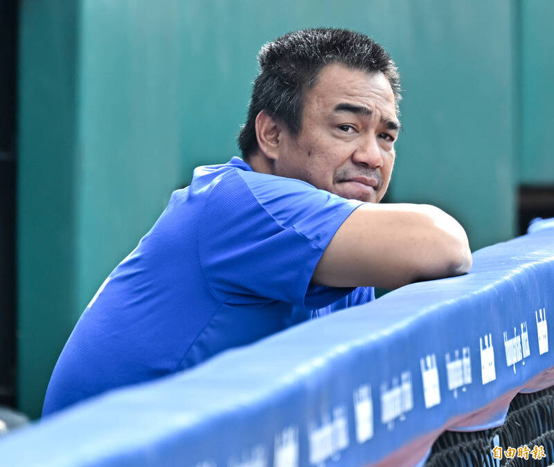 富邦悍將總教練陳金鋒。（記者陳志曲攝）