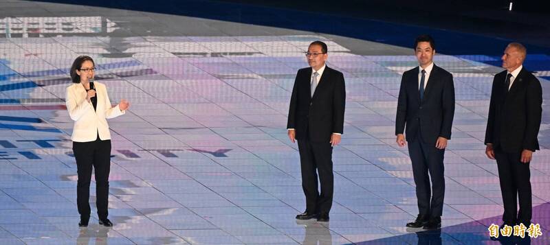 副總統蕭美琴致詞。（記者林正堃攝）