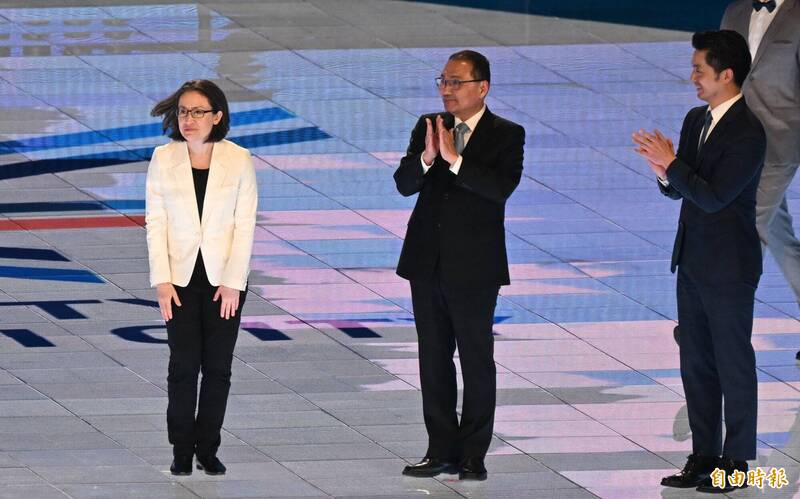 副總統蕭美琴致詞。（記者林正堃攝）