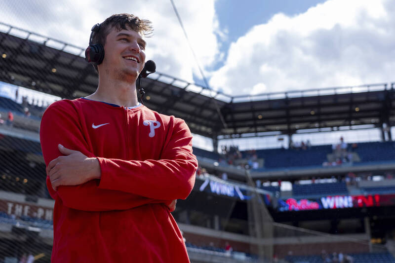 艾柏生涯初登板6局9K、0BB無失分好投，寫下史上僅3人紀錄。（美聯社）