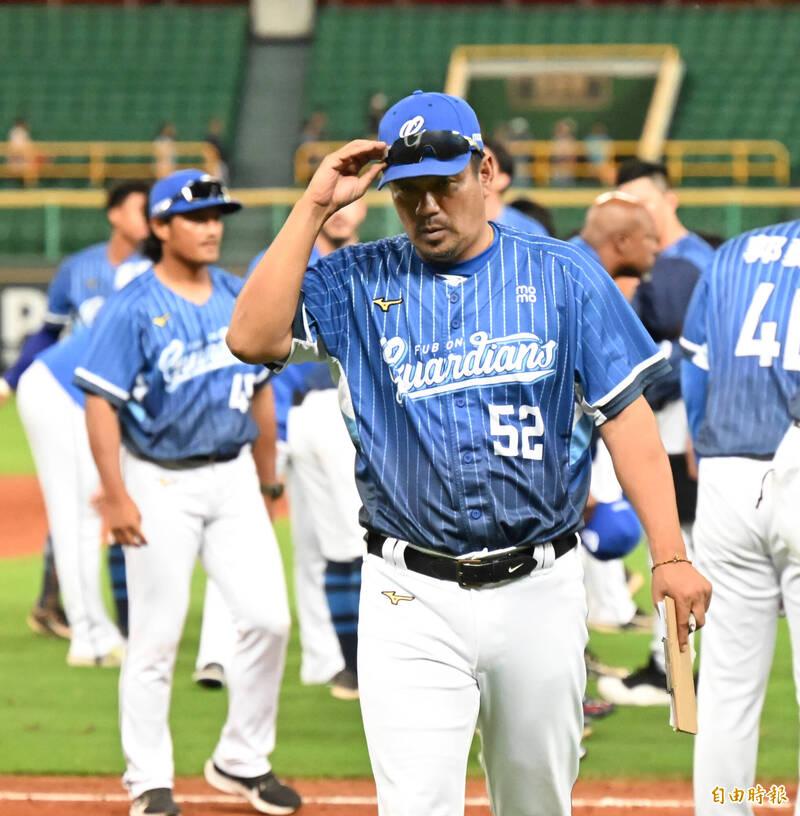 富邦悍將總教練陳金鋒。（資料照，記者李惠洲攝）