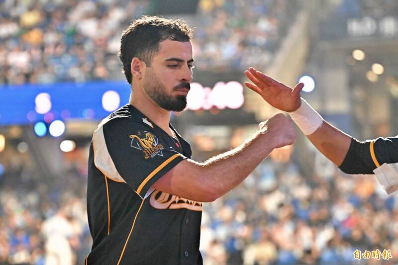 黃博多好投。（記者塗建榮攝）