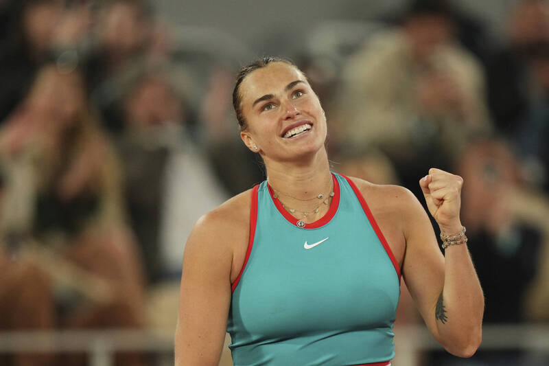 莎巴蓮卡。（美聯社）