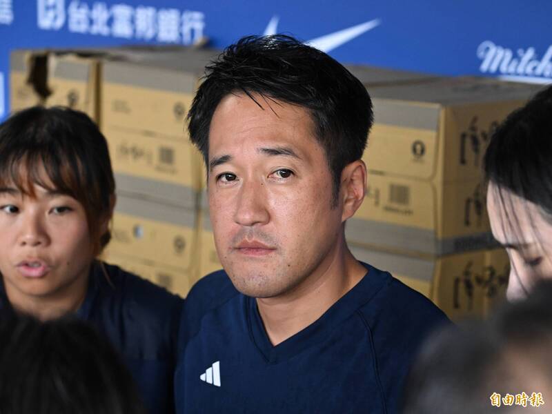中信兄弟總教練平野惠一。（記者陳逸寬攝）