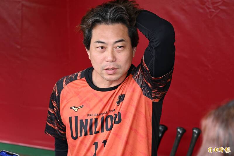 統一獅總教練林岳平。（資料照，記者陳逸寬攝）