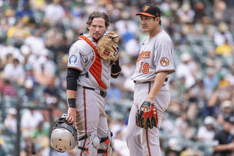 菅野智之。（美聯社）