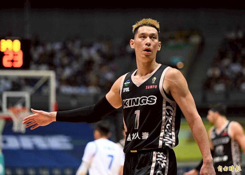 林書豪。（記者李惠洲攝）