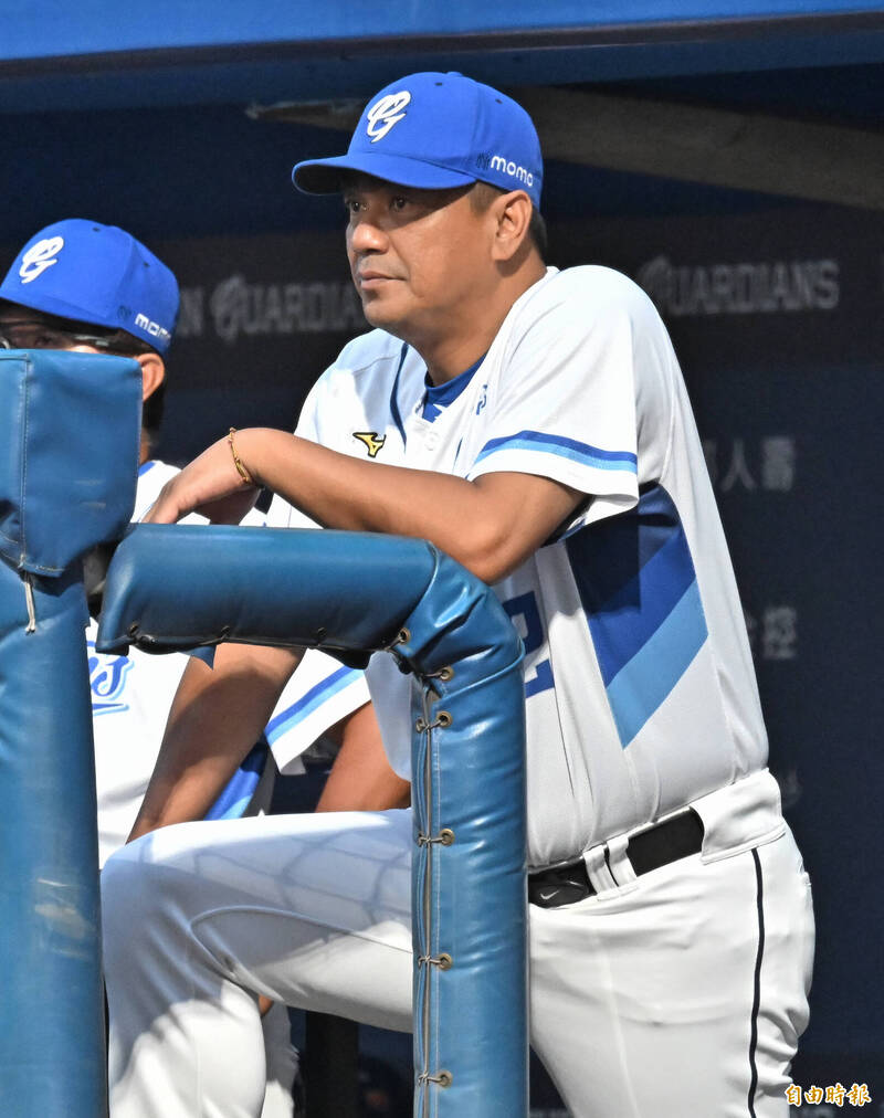 富邦悍將總教練陳金鋒。（記者陳志曲攝）