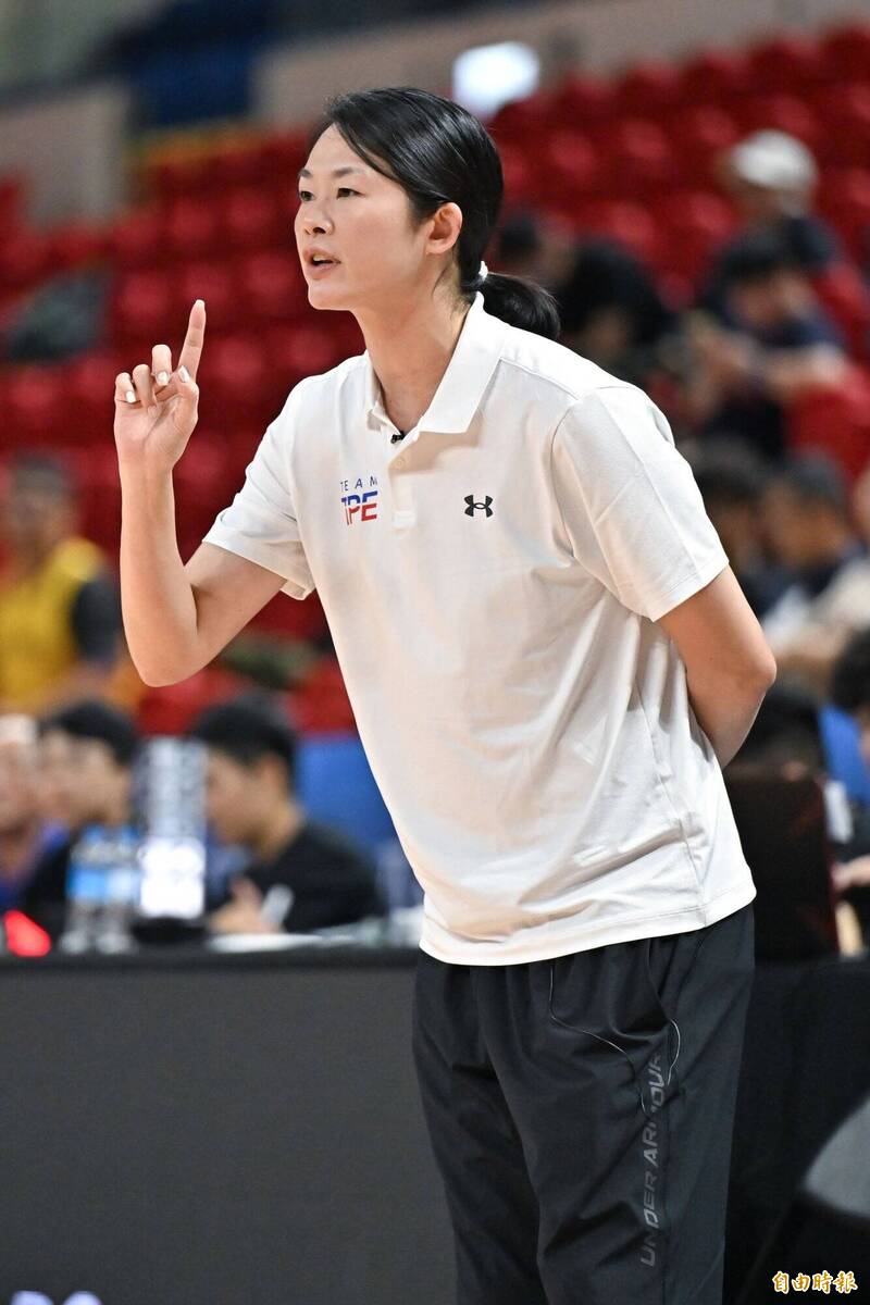 世大運培訓隊總教練林紀妏。（記者陳志曲攝）