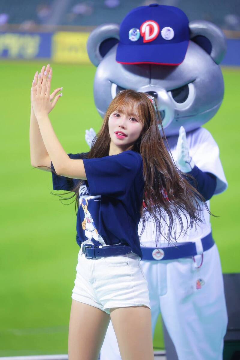 統一獅新韓援文慧真。（統一獅提供）