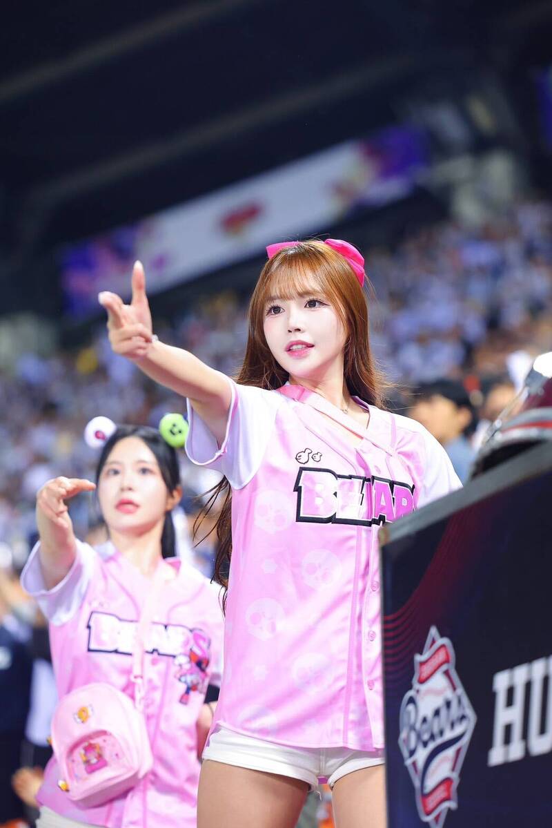 統一獅新韓援文慧真。（統一獅提供）