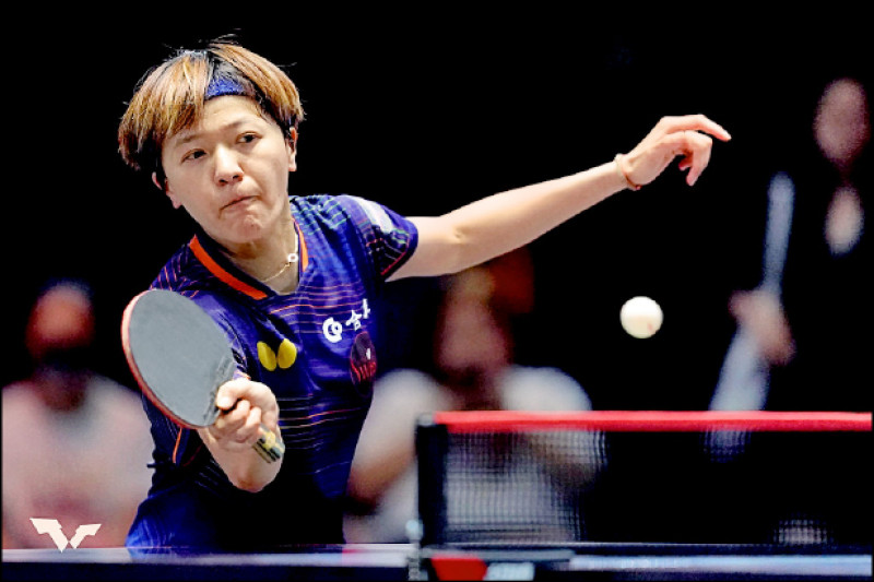 世界排名40的黃怡樺成為桌協新規受災戶。（資料照）