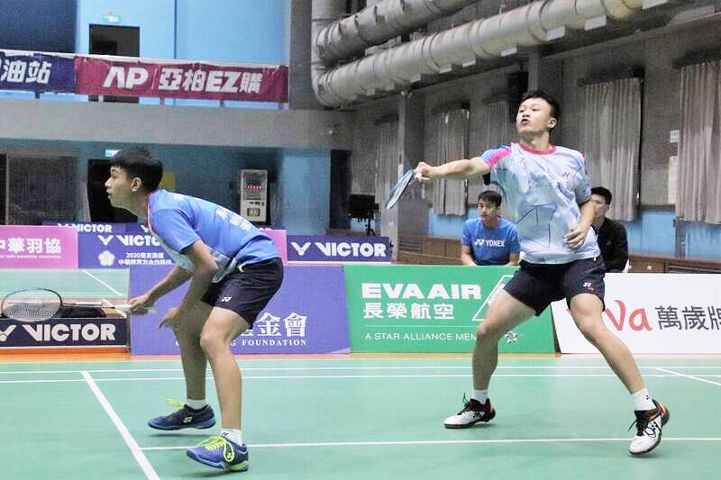 蔡富丞、賴柏佑。（資料照，羽協提供）