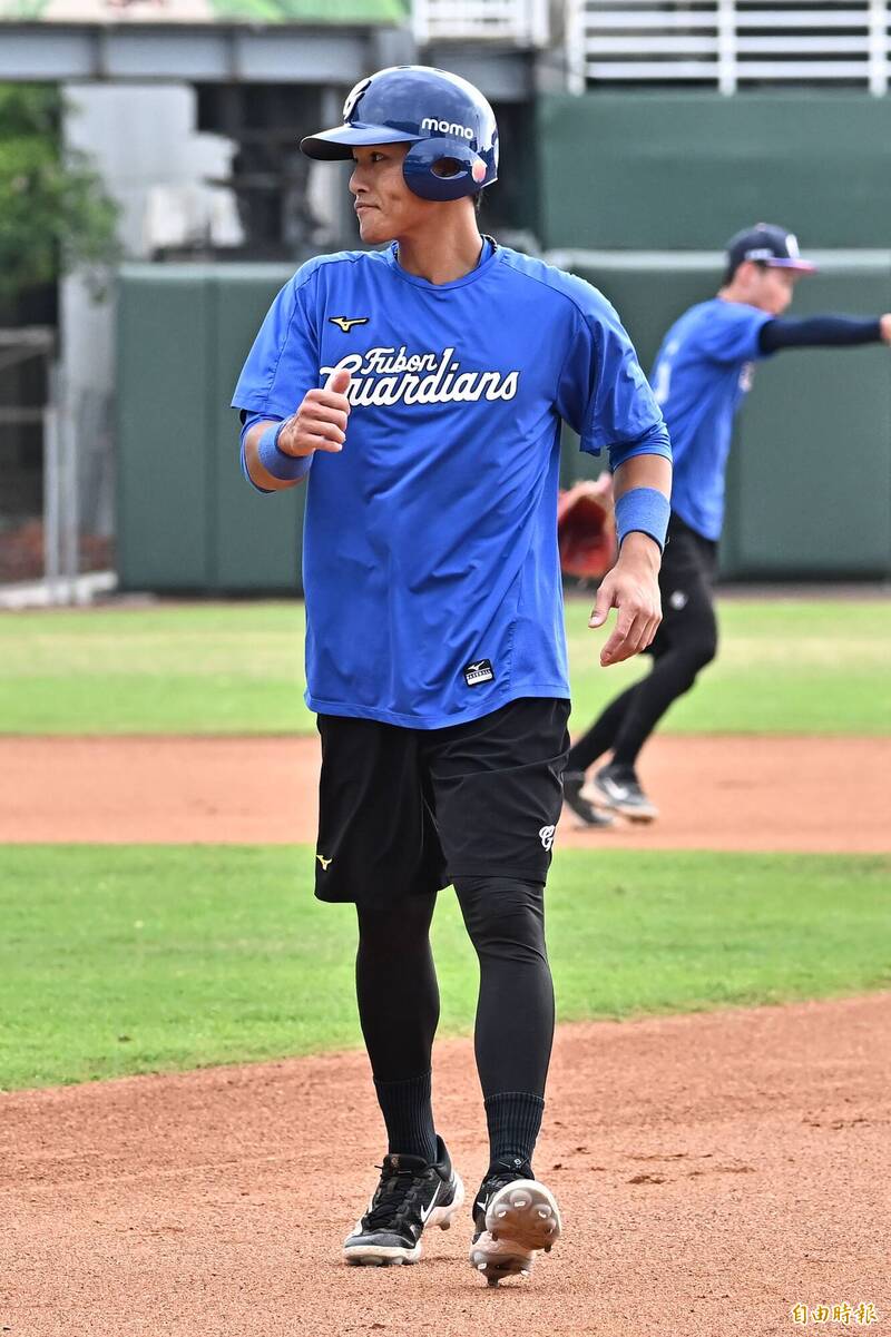 富邦悍將李宗賢。（記者陳志曲攝）