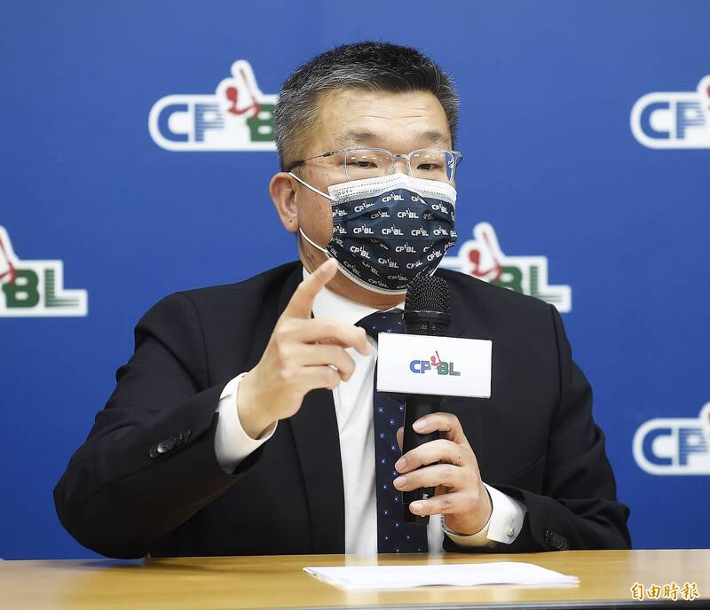 中華職棒聯盟將搬新址，圖為會長蔡其昌。（資料照，記者陳志曲攝）
