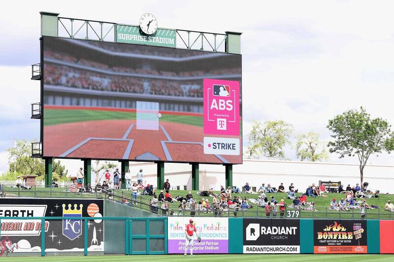 大聯盟官方今天宣布，明星賽期間將啟用電子好球帶系統。（資料照，法新社）