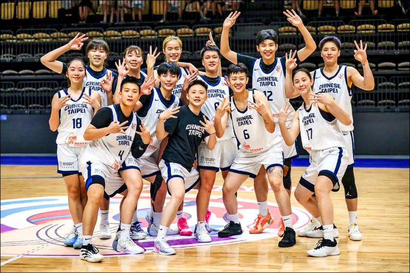 台灣女籃以3連勝晉級4強。（取自FIBA官網）