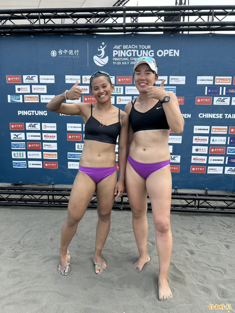 潘姿怡和余雅萱。（記者吳孟儒攝）