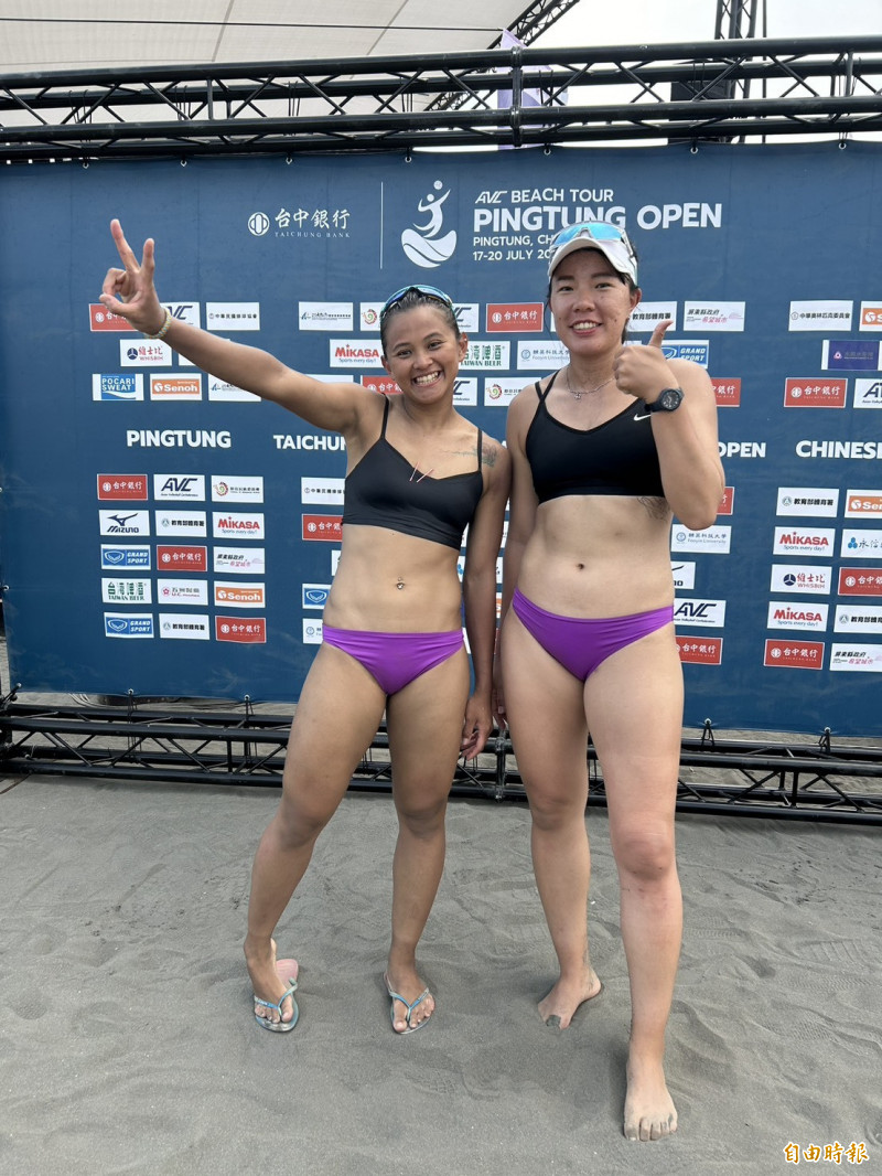 潘姿怡和余雅萱。（記者吳孟儒攝）