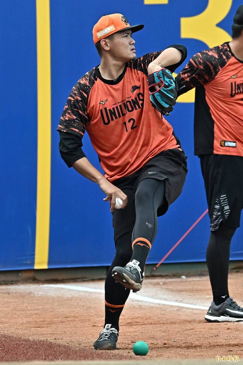 統一獅陳韻文。（記者陳志曲攝）