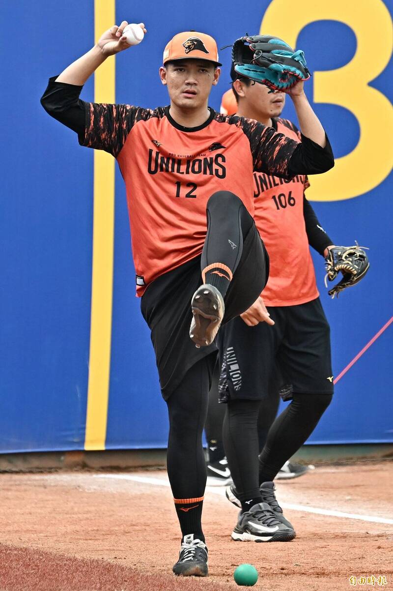 統一獅陳韻文。（記者陳志曲攝）