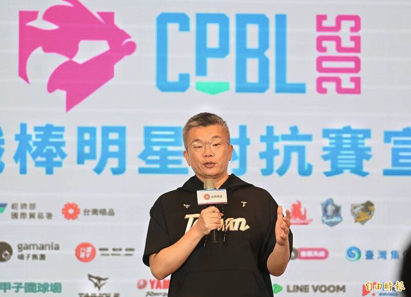 中職會長蔡其昌。（資料照，記者林正堃攝）