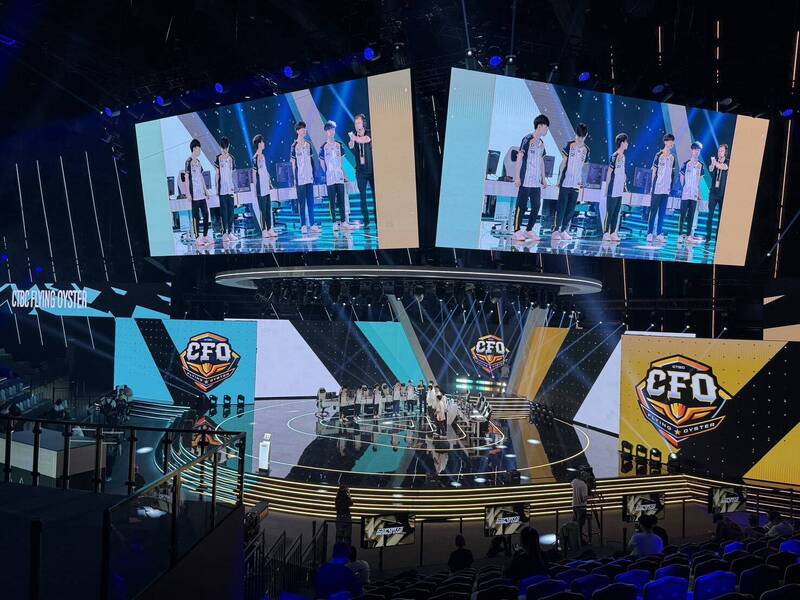 中信飛牡蠣電競戰隊首次參加EWC電競世界盃。（中信飛牡蠣提供）