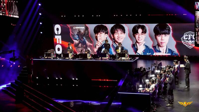 CFO在2025年MSI季中邀請賽中表現令人驚豔，對戰世界冠軍T1不露怯色，雙方戰到第五把比賽才分出上下；也在對上歐洲冠軍MKOI比賽中取勝，是睽違13年再度贏下四大賽區的BO5對決。（中信飛牡蠣提供）