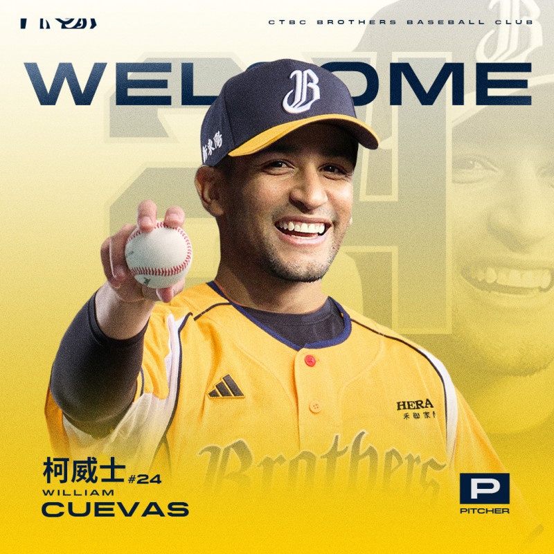 柯威士。（中信兄弟提供）