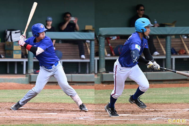 張育豪、蔡琞傑。（資料照，記者李惠洲攝）