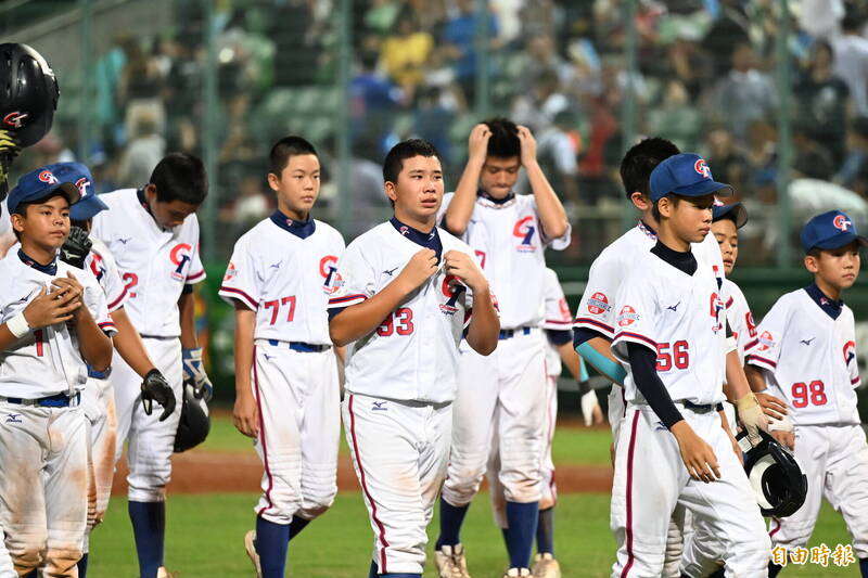 台灣不敵日本吞下小組首敗。（記者李惠洲攝）