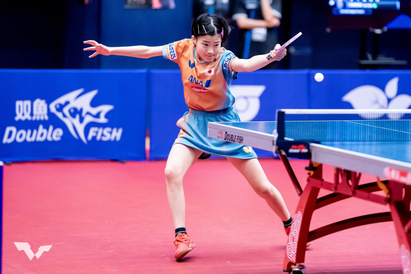 12歲日本小將松島美空奪下香港青少年挑戰賽U17女單冠軍。（取自WTT官網）