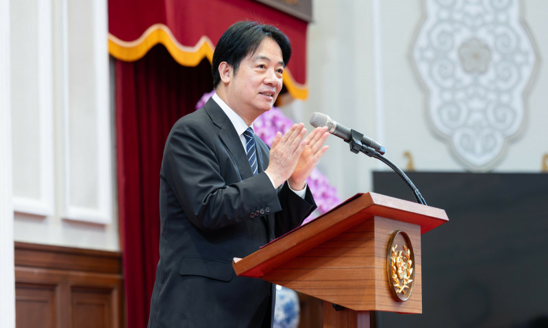 總統賴清德今接見世大運代表團選手，逐一細數選手們創下重要的紀錄，恭喜大家的精彩表現、為國爭光。（總統府提供）