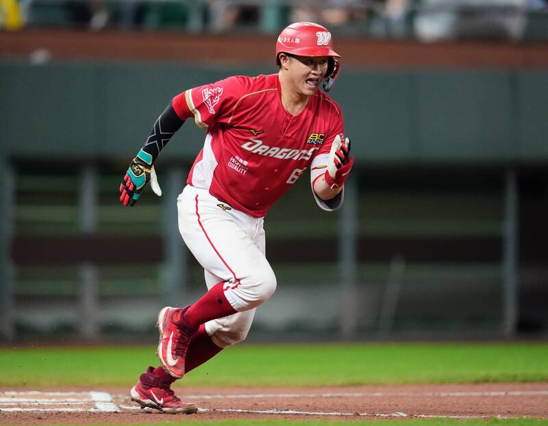 味全龍捕手蔣少宏。（味全龍提供）