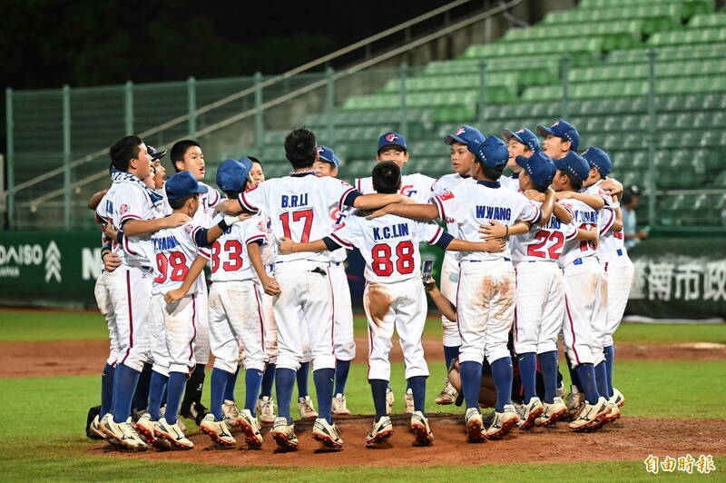 U12台灣隊。（資料照，記者李惠洲攝）