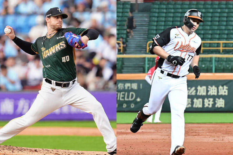 後勁、林安可拿下7月投、打MVP。（本報合成資料照）