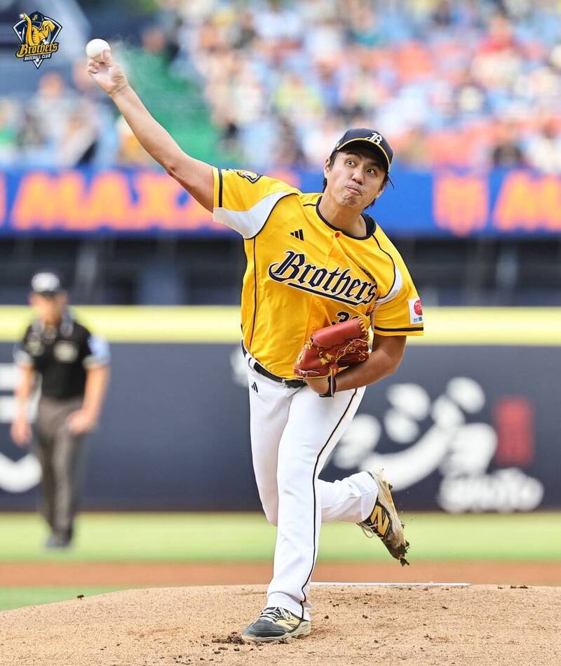 中信兄弟先發投手鄭浩均。（中信兄弟提供）